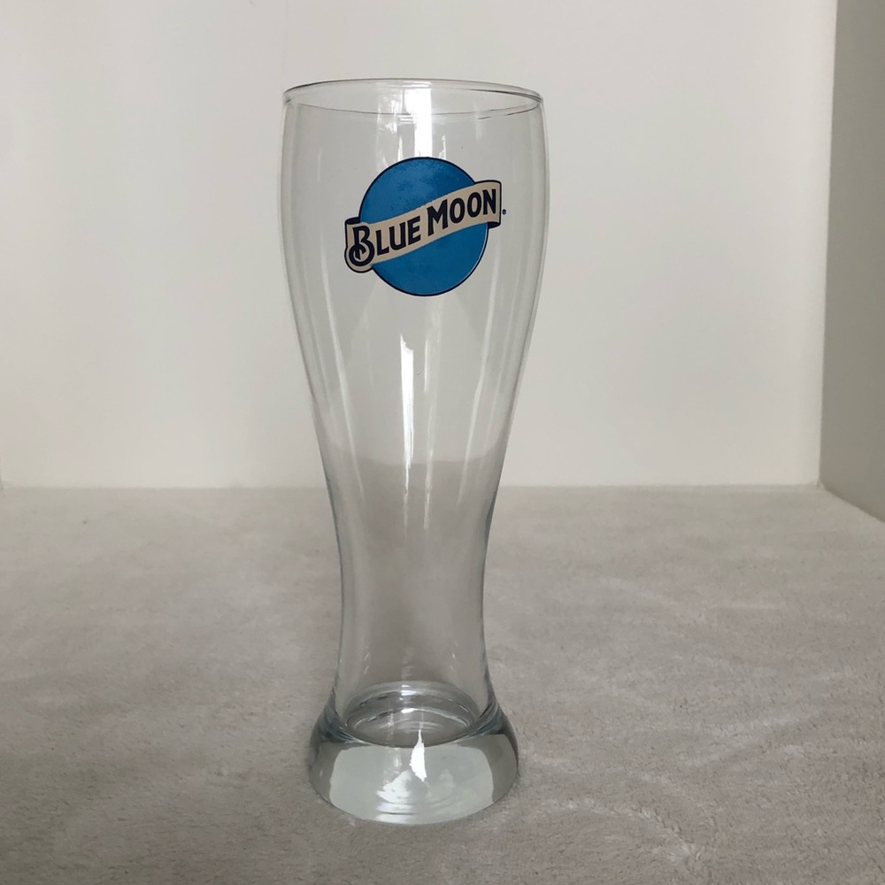 Blue Moon Pilsner Glass VGUC